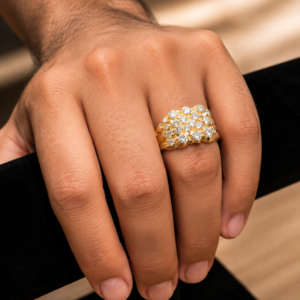 Diamond Cluster Ring 14K